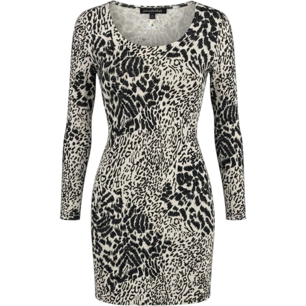 Fredericks of Hollywood Leopard Bodycon Dress Womens‎ Medium Mob Wife Y2k Glam